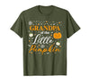 Little Pumpkin Halloween Family Matching Costumes Grandpa of The Little Pumpkin Family Matching Halloween T-Shirt - size
