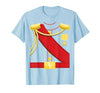 Prince Halloween Great Gift Costume Co. Prince Costume Funny Charming Prince Tee for Kids & Adult T-Shirt - size chart