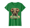 Mademark Wild and Wrinkly Vibes Elephant Graphic Design T-Shirt - Women - size chart