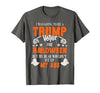 Trump Halloween Gifts I was Going to Be A Trump Voter for Halloween T-Shirt - size chart
