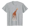 Cute Kidz Giraffe Kids Tee Shirt - Boys & Girls Age 3-12 T-Shirt - size chart