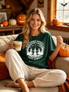 SGYHO Oversized Halloween Shirts for Women Spooky Season Pumpkin Ghost Fall Casual Tee - size chart
