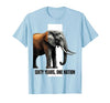 Mademark Sixty Years, One Nation Majestic Elephant Design T-Shirt - Men - size chart