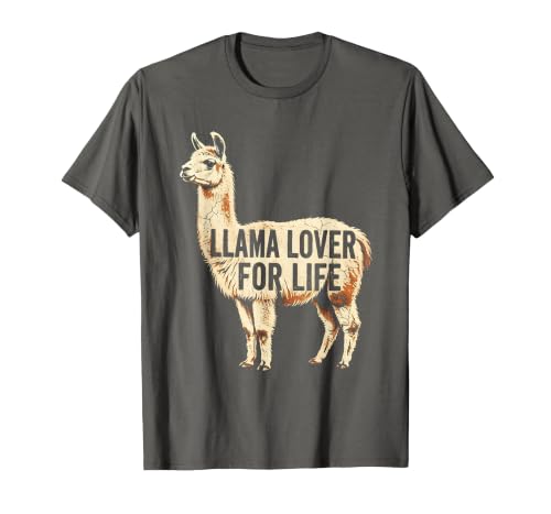 Mademark Llama Lover For Life Peru Graphic Design T-Shirt - size chart