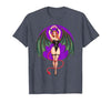 Classic Vintage Pin-Up Sexy Girl by YUX Sexy Succubus Monster Halloween Hand Heart Pin-Up Girl Devil T-Shirt - size chart