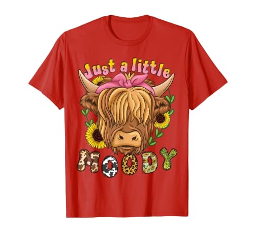 Scottish Highland Cow Lover And Owner Co. Highland Cow Scottish Highland Cow T-Shirt - size chart