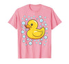 InGENIUS Duck Lover Shirts & Gifts Rubber Duck Bubbles Cute Duckie Duckling Costume Halloween T-Shirt - size chart