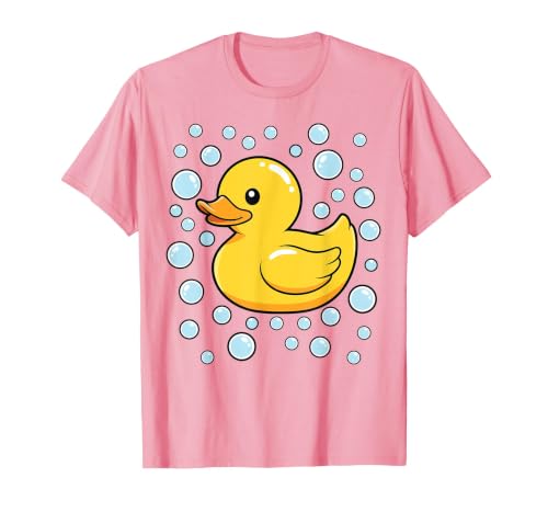 InGENIUS Duck Lover Shirts & Gifts Rubber Duck Bubbles Cute Duckie Duckling Costume Halloween T-Shirt - size chart