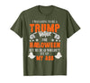 Trump Halloween Gifts I was Going to Be A Trump Voter for Halloween T-Shirt - size chart