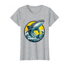 Mademark Whale Shark Emerging From Ocean Wave T-Shirt - size chart
