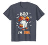 Halloween Boo I'm First 1st Birthday Boy Boo I'm One Ghost 1st Birthday Halloween Boy Kids Groovy T-Shirt - size chart