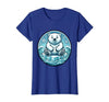 Mademark Polar Bear Lone Ice Floe Arctic Drift Design T-Shirt - size chart