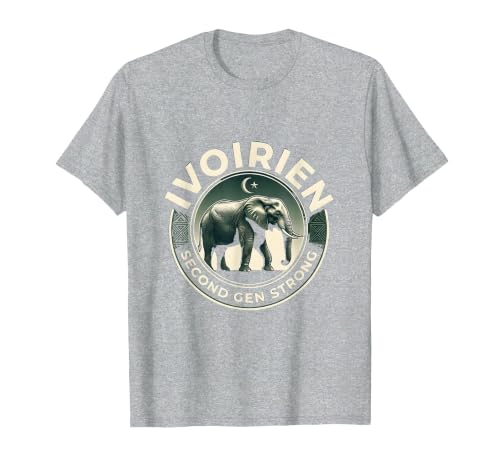 Mademark Ivoirien, Second Gen Strong Elephant Heritage Design T-Shirt - Men - size chart