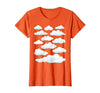 White Clouds Graphs White Clouds T-Shirt - size chart