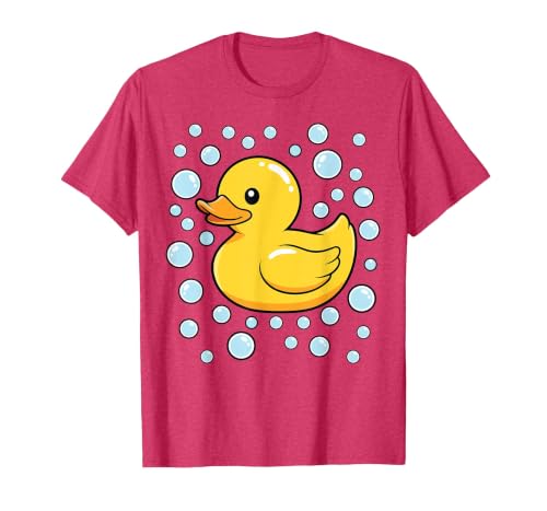 InGENIUS Duck Lover Shirts & Gifts Rubber Duck Bubbles Cute Duckie Duckling Costume Halloween T-Shirt - size chart