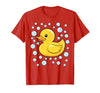 InGENIUS Duck Lover Shirts & Gifts Rubber Duck Bubbles Cute Duckie Duckling Costume Halloween T-Shirt - size chart