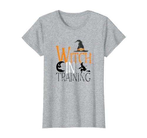 Witch In Training - Halloween Spooky Magic Gift Witch in Training - Magic Lover Halloween Season Witch T-Shirt - size chart