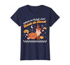 Halloween Retro Pumpkin Spice Ghost SLP Costume Speech Therapy Retro Spooky Fall Pumpkin Pathologist Season T-Shirt - size