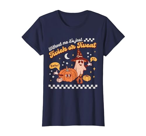 Halloween Retro Pumpkin Spice Ghost SLP Costume Speech Therapy Retro Spooky Fall Pumpkin Pathologist Season T-Shirt - size