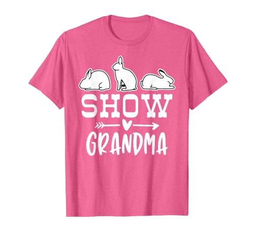 Show Rabbit Grandma T-Shirt — design detail