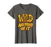 Mademark Wild and Proud of It Monkey Graphic Design T-Shirt - Women - size chart