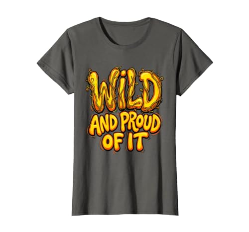 Mademark Wild and Proud of It Monkey Graphic Design T-Shirt - Women - size chart