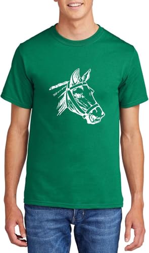 Comical Shirt Horse Graphic Top for Equestrian and Animal Lovers Cotton Tee Adult Youth Tall Men Women - size chart