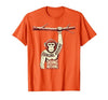Mademark Hanging Around Doing Nothing Funny Monkey Design T-Shirt - Men - size chart