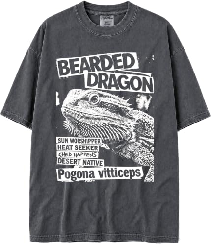 BABATEES U.S.A. MAX-Heavyweight Punk Rock Animals Shaka Wear Oversized 7.5oz Cotton Tshirt - size chart