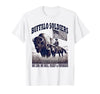 Buffalo Soldiers Vintage Military Graphic Tees Buffalo Soldiers, African American Black History Military T-Shirt - size chart