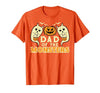 Mens Halloween Shirts For Dad Daddy Papa Men Halloween Dad of Monsters Funny Family Costume Papa Daddy T-Shirt - size chart