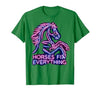 Mademark Horses Fix Everything Horse Riding Design T-Shirt - Men - size chart