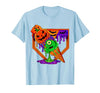 Ice Cream Drip Baseball Home Plate Halloween Tee Funny Halloween Baseball Ice Cream Drip Boys Girls Youth T-Shirt - size