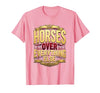 Mademark Horses Over Everything Equestrian Women's Design T-Shirt - Men - size chart