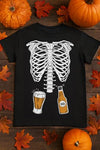 Tstars Pumpkin Halloween Shirt Men Scary Jack-O'-Lantern Face Funny Tee - size chart