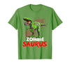 Dinosaur T Rex Zombie Saurus Halloween Kids Boys Zombie Saurus Skeleton Dinosaur T Rex Zombie Halloween Boys T-Shirt - size