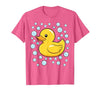 InGENIUS Duck Lover Shirts & Gifts Rubber Duck Bubbles Cute Duckie Duckling Costume Halloween T-Shirt - size chart