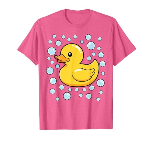 InGENIUS Duck Lover Shirts & Gifts Rubber Duck Bubbles Cute Duckie Duckling Costume Halloween T-Shirt - size chart