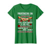 You Are Deaf And I Don't Speak English Partners in Crime Just Remember If We Get Caught T-Shirt - size chart