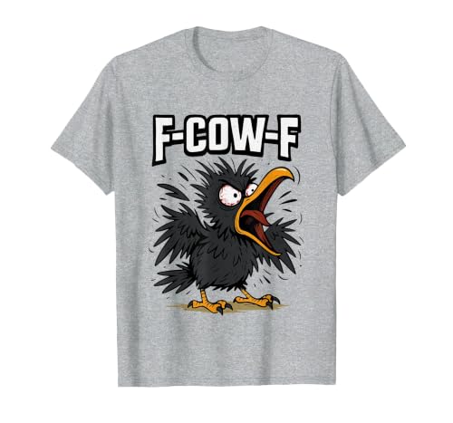 F COW F Crow F-Cow-F T-Shirt - size chart