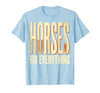 Mademark Horses Fix Everything Equestrian Design T-Shirt - Men - size chart