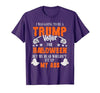Trump Halloween Gifts I was Going to Be A Trump Voter for Halloween T-Shirt - size chart