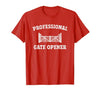 cow apparel Professional gate Opener, Cow Gate Opener T-Shirt - size chart