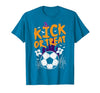 Halloween Shirts For Women Men Kids Boys Girls Halloween Soccer Kick Or Treat Football Costume Boys Kid Men T-Shirt - size