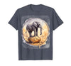 Mademark Elephant Balancing on Desert Rock Graphic T-Shirt - Men - size chart