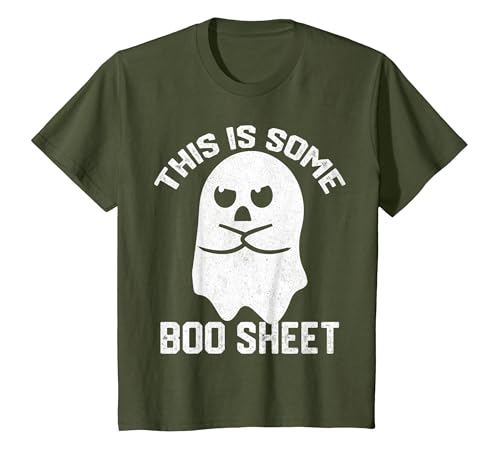 This Is Some Boo Sheet Funny Halloween Ghost This is Some Boo Sheet Halloween Angry Ghost Funny Men Women T-Shirt - size