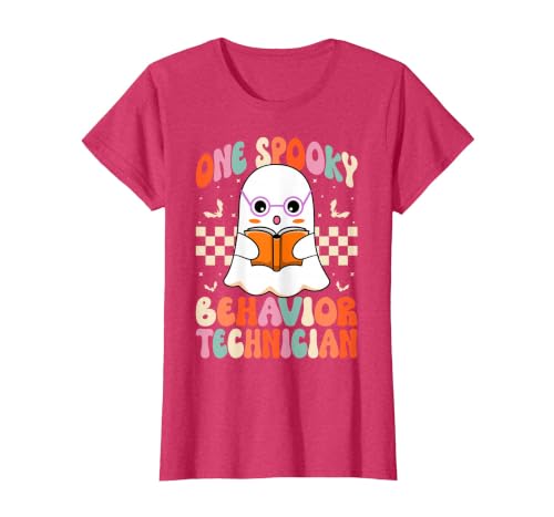 RBT Behavior Tech Spooky Halloween Gifts Co. One Spooky Behavior Technician Analyst - Halloween Ghost RBT T-Shirt - size