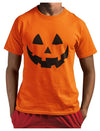Tstars Pumpkin Halloween Shirt Men Scary Jack-O'-Lantern Face Funny Tee - Jack O Lantern / Orange