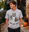 WQFQW Boo JEE 2026 Ghost Funny Halloween Leopard Print Ghost Shirt for Women - size chart
