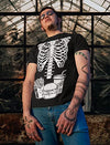 Tstars Pumpkin Halloween Shirt Men Scary Jack-O'-Lantern Face Funny Tee - size chart